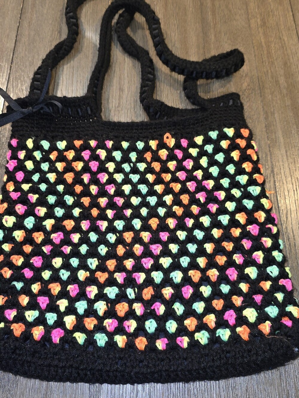 Homemade Colorful Large Shoulder Bag